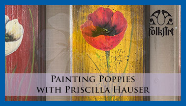 How to Paint a Poppy with Priscilla Hauser